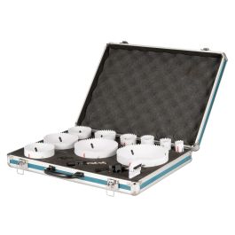 Lochsägen-Set universal 13-teilig HSS-BiM - 13-tlg. • Ø 22-127 mm • Schnitttiefe 38 mm • Holz/Metall/Kunststoff