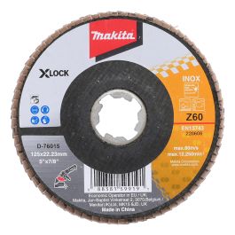 Fächerscheibe X-LOCK - Ø 125 mm • Z60 • abgewinkelt