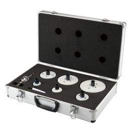 EZYCHANGE Lochsägen-Set Sanitär 8-teilig HSS-BiM - 8-tlg. • Ø 35-114 mm • Schnitttiefe 44 mm • Holz/Edelstahl/Kunststoff