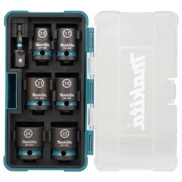 Schlagnuss-Set 7-tlg.1/2" IMPACT BLACK  - 1/2" • 7-teilig • CR-MO • Impact Black