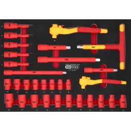 3/8"+1/2" Isolierter Steckschlüssel-Satz 31-tlg.