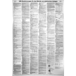 Schild VDE-Bestimmungen