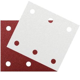 Schleifpapier-Set P60-P240 102x114mm Klett - 102x114 mm • Körnung P60-P240 • Klett • 6 Loch • 10 Stück