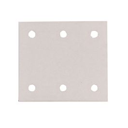 Schleifpapier P240 102x114mm Klett - 102x114 mm • Körnung P240 • Klett • 6 Loch • 10 Stück
