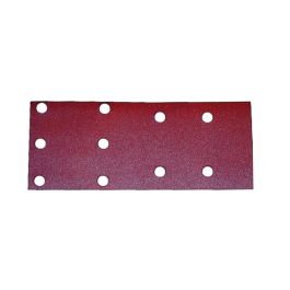 Schleifpapier P80 100x240mm Klett - 100x240 mm • Körnung P80 • Klett • 10 Loch • 10 Stück
