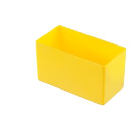 Einsatzbox aus PS, 108x54x63 mm gelb