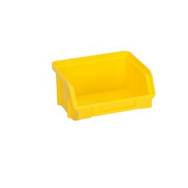 Sichtbox aus PS, Gr. 1 gelb