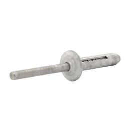 HONSEL-Presslaschenblindniet Spezial-2  Alu / Alu Flachkopf 5,2 x 20,5 mit Neopren-Dichtung mit bauauftsichtlicher Zulassung (ETA) (1 Pack =500 Stück)
