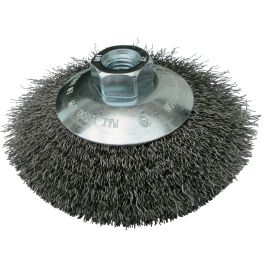 BK 600 W Kegelbürste115 mm Gewinde M 14 0,3 Stahl