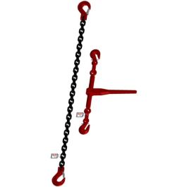 McBULL® 2-teilige-Zurrkette, GK8, schwarz, 16 mm, 1 Meter