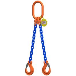 McBULL® 2-Strang-Kettengehänge, GK10, Sondergüte-Kette, 13 mm, 1 Meter, Typ1