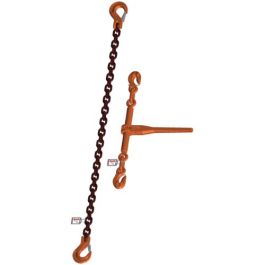 McBULL® 2-teilige-Zurrkette, GK10, PAS-Kette, 8 mm, 1 Meter
