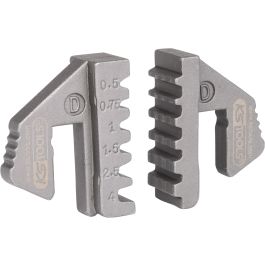 Paar Crimp-Einsätze für Aderendhülsen, Ø 0,5 - 4 mm