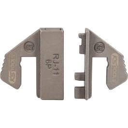 Crimpeinsatz für ungeschirmte WE-Stecker 6P2K, 6P4K / RJ11, 6P6K / RJ12