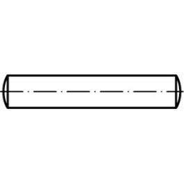 DIN 7 A 1 m6 Zylinderstifte, Toleranzfeld m6 - Abmessung: 5 m6 x 5 VE=S (200 Stück )