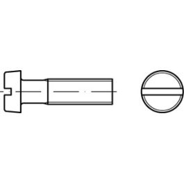 DIN 84 4.8 Zylinderschrauben mit Schlitz - Abmessung: M 4 x 5 VE=S (2000 Stück )
