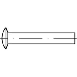 DIN 662 Aluminium 99.5 Linsenniete - Abmessung: 6 x 16 VE=S (500 Stück )