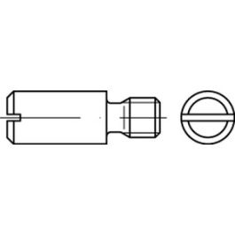 DIN 927 14 H Zapfenschrauben mit Schlitz - Abmessung: M 8 x 16 VE=S (100 Stück )
