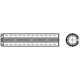 DIN 1481 Federstahl Spannstifte (Spannhülsen), schwere Ausführung - Abmessung: 4 x 36 VE=S (500 Stück )