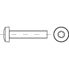 ISO 14583 A 2 Flachkopfschrauben mit Innensechsrund - Abmessung: M10 x 60 VE=S (100 Stück )