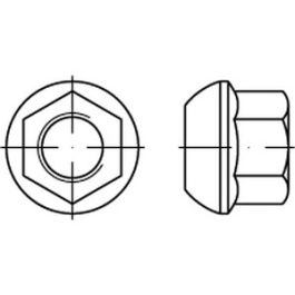 DIN 74361 8 Form A phosphatiert Kugelbundmuttern - Abmessung: AM 20x1,5 SW27 VE=S (100 Stück )
