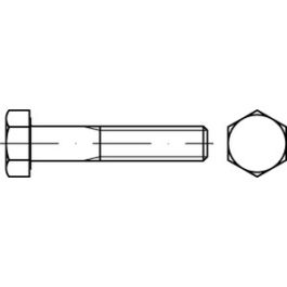 ASME B 18.2.1 Grade 5 (~8.8) UNF Hex cap screws, Sechskantschrauben mit Schaft, mit UNF Gewinde - Abmessung: 7/16 x 1 3/4 VE=S (100 Stück )