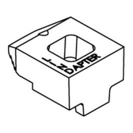 Artikel 82002 GTW 40 B-L feuerverzinkt LINDAPTER-Klemmen B-L mit glatter Auflage, lange Nockenhöhe - Abmessung: LM 24 / 16,0 VE=S (1 Stück )