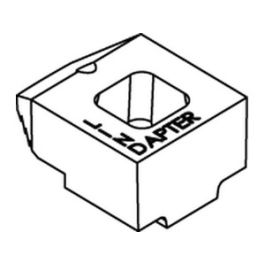 Artikel 82002 GTW 40 B-M feuerverzinkt LINDAPTER-Klemmen B-M mit glatter Aflage, mittlere Nockenhöhe - Abmessung: MM 24 / 12,0 VE=S (1 Stück )