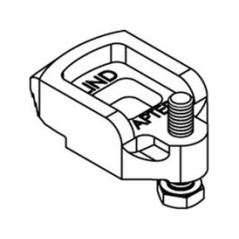 Artikel 82007 GTW 40 D 2 galvanisch verzinkt LINDAPTER-Klemmen D 2 mit Stellschraube, mit Rezess - Abmessung: M 20 / 17 - 24 VE=S (1 Stück )
