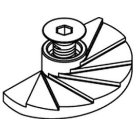 Artikel 82019 A 4 (1.4408) FF LINDAPTER-FLOOR-FAST-FF für Bodenplatten -Befestigungen, mit ISK-Senkschrauben - Abmessung: FF 12 VE=S (1 Stück )