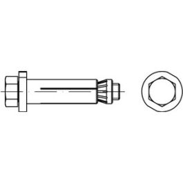 Artikel 82031 A 4 HB LINDAPTER-HOLLO-BOLT HB f. Befestigungen an Hohlprofilen, mit Sechskantschraube - Abmessung: HB 20-3 (150/86) VE=S (1 Stück )