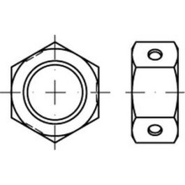 Artikel 84032 A 4 - 80 Biloc Sechskantmuttern mit Klemmteil Ganzmetallmuttern - Abmessung: M 20 VE=S (50 Stück )