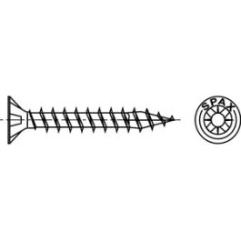 Artikel 88094 Stahl SPAX Seko-Z Oberfläche WIROX SPAX Universalschrauben mit Spitze, SPAX MULTI-Senkkopf, Pozidriv-KS - Abmessung: 4 x 15/10-Z VE=S (1000 Stück )