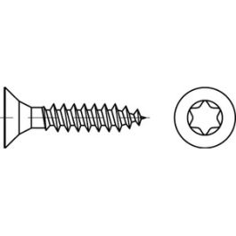 Artikel 88098 A 2 Seko-ISR Spanplattenschrauben, Senkkopf, Innensechsrund - Abmessung: 8 x 90 -T40 VE=S (50 Stück )