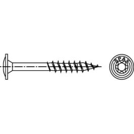 Artikel 88193 A 2 SPAX-T-T SPAX Schrauben, mit Spitze, Tellerkopf - Abmessung: 8 x 200/80-T40 VE=S (50 Stück )