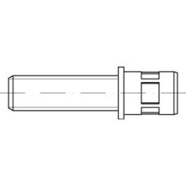 Artikel 88421 Niet Stahl, verz. M Dorn Stahl, verz. Offene Blindniete mit Sollbruchdorn, mit Anschluss-Gewinde - Abmessung: M 8 x 15,5/11 x 17 VE=S (100 Stück )