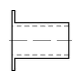 Artikel 88498 Kunststoff PA 6 weiss KORREX-Isolierhülsen - Abmessung: M 20 x 25 VE=S (100 Stück )
