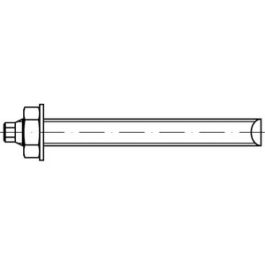 Artikel 88534 A 4 RG M FISCHER Ankerstangen RG M, mit Mutter und Scheibe - Abmessung: RG M 30 x 380 VE=S (5 Stück )