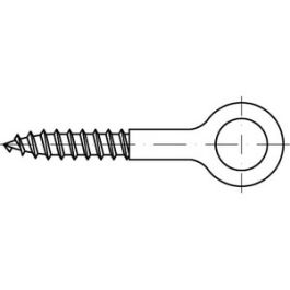 Artikel 88536 Stahl GS 12 galvanisch verzinkt FISCHER Gerüstösen GS 12, Augen geschweißt, Innen Ø 23 - Abmessung: GS 12 x 300 VE=S (25 Stück )