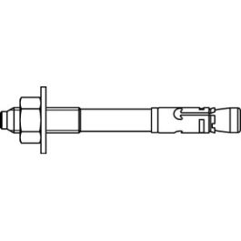 Artikel 88561 A 4 FAZ II Plus GS FISCHER Bolzenanker FAZ II Plus GS mit Mutter und großer Scheibe (GS) - Abmessung: FAZ II Plus 16/160 GS VE=S (4 Stück )
