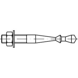 Artikel 88579 A 4 FHB II-A S FISCHER Highbond-Anker FHB II-A S, reduzierte Verankerungstiefe - Abmessung: M 20 x 170/ 50 VE=S (4 Stück )