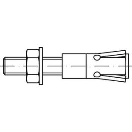 Artikel 88589 A 4 FZA ST FISCHER ZYKON-Steigeisen-Befestigung FZA ST - Abmessung: FZA 14 / 60 ST VE=S (20 Stück )