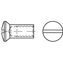 Artikel 88964 A 1 Hülsenmuttern mit Linsensenkkopf, mit Innengewinde - Abmessung: M 8 x 20 VE=S (100 Stück )