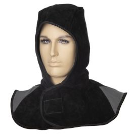 schwarze Spaltleder Schweißerhauben Arc Knight®